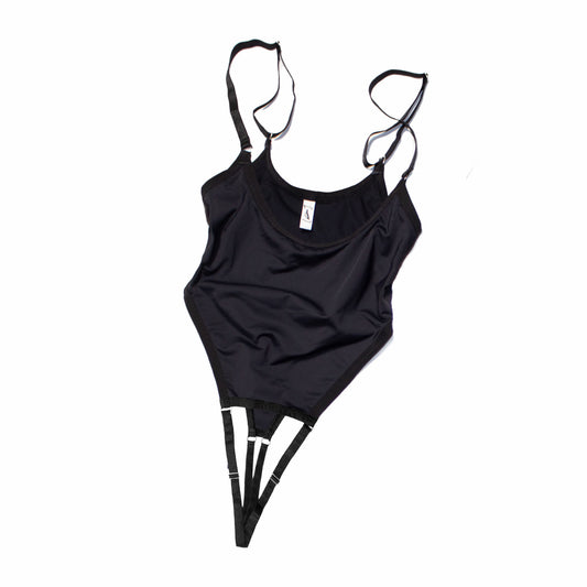 Onyx Crotchless Demi-Body