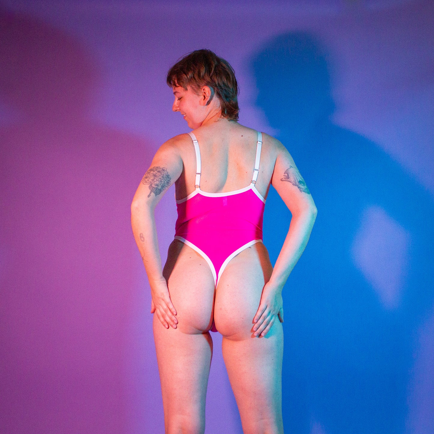 Barbie Pink Mesh Demi-Body