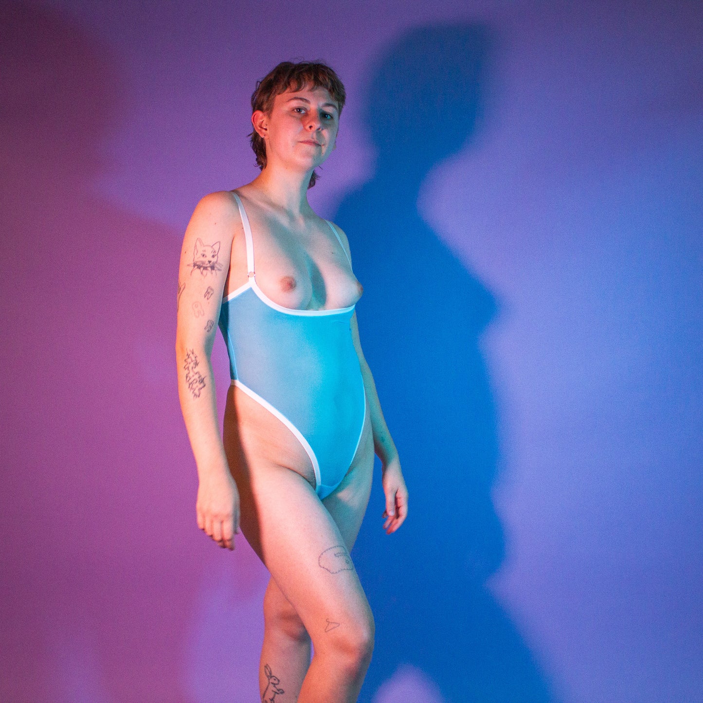 Ken Blue Mesh Demi-Body