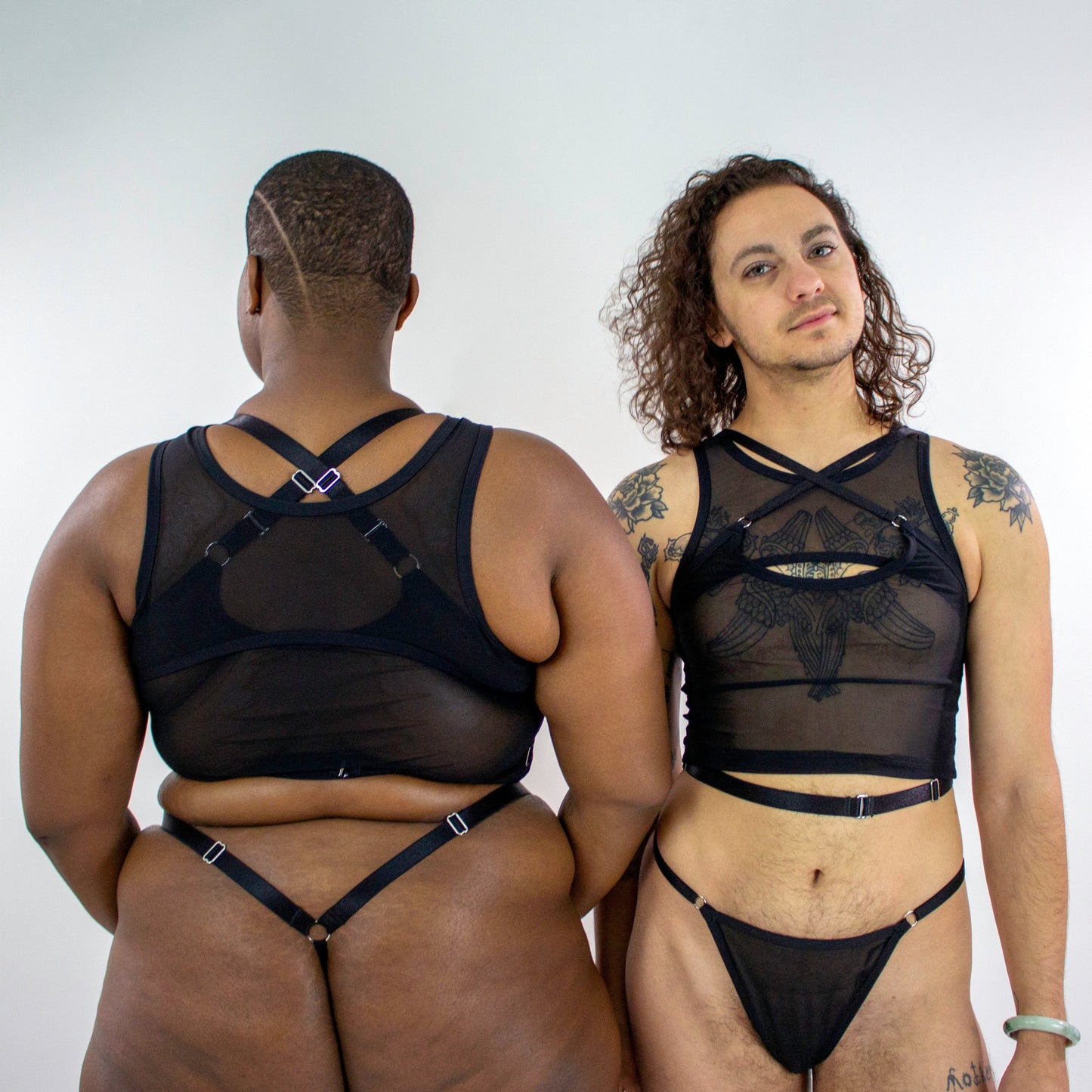 Black Mesh X Cami