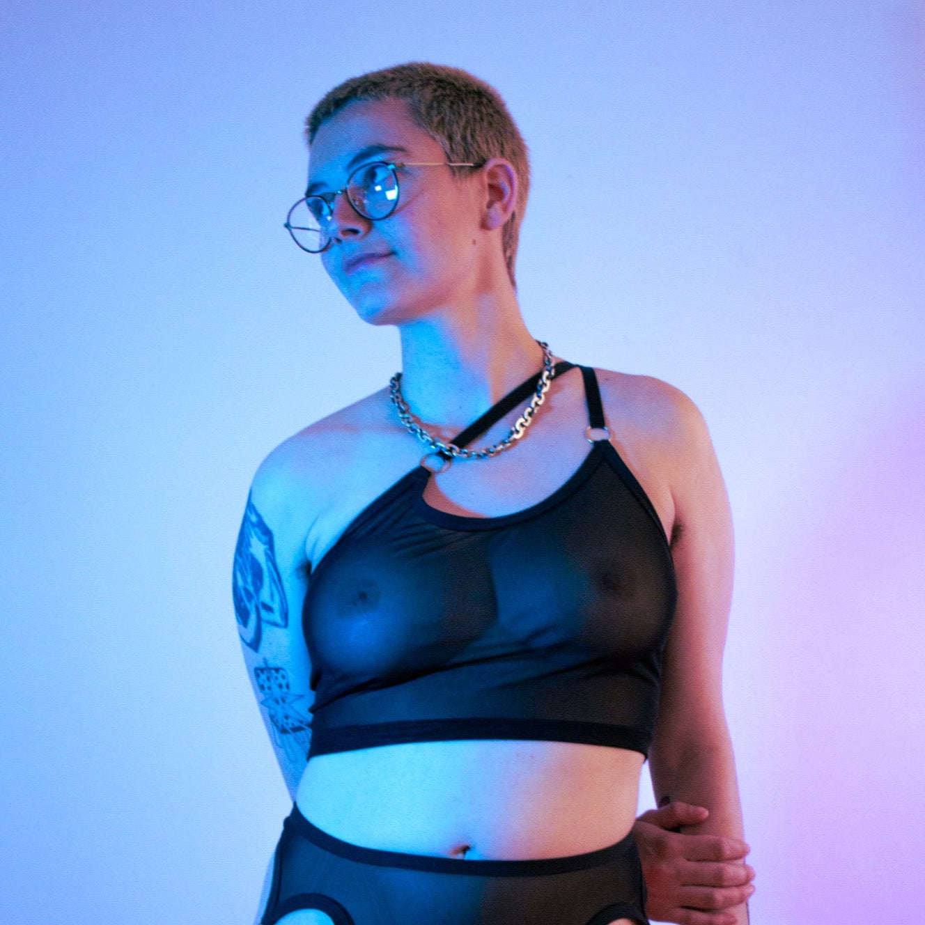 Black Mesh X Cami