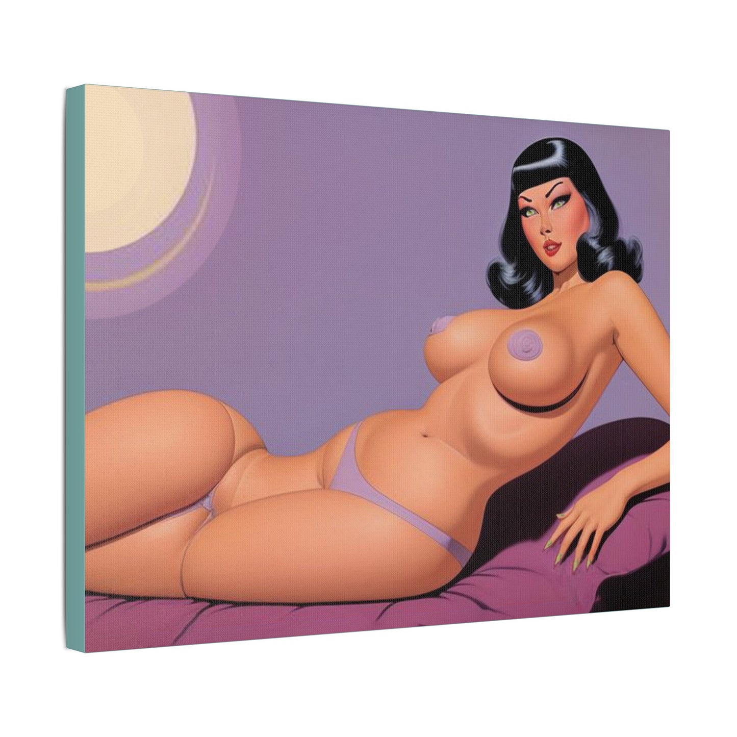 Luna Lonely Babe Canvas