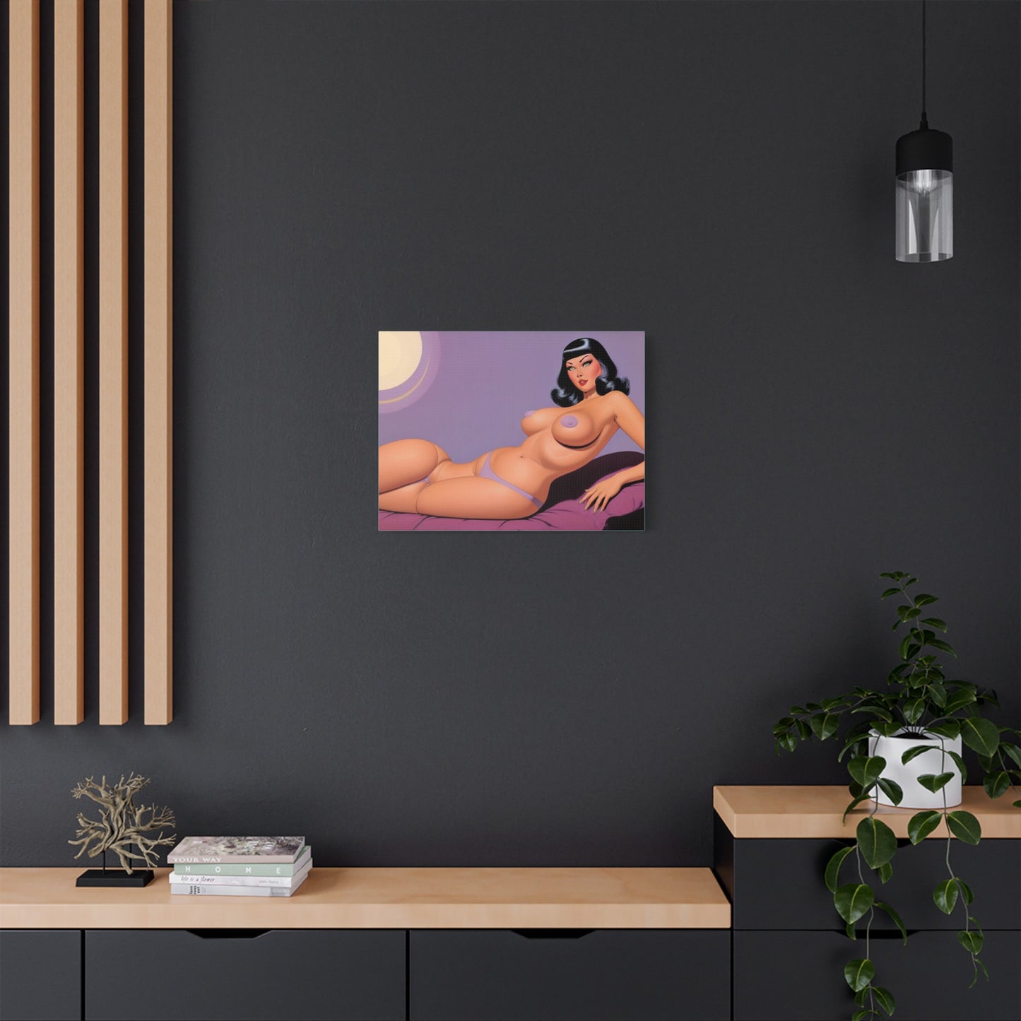 Luna Lonely Babe Canvas