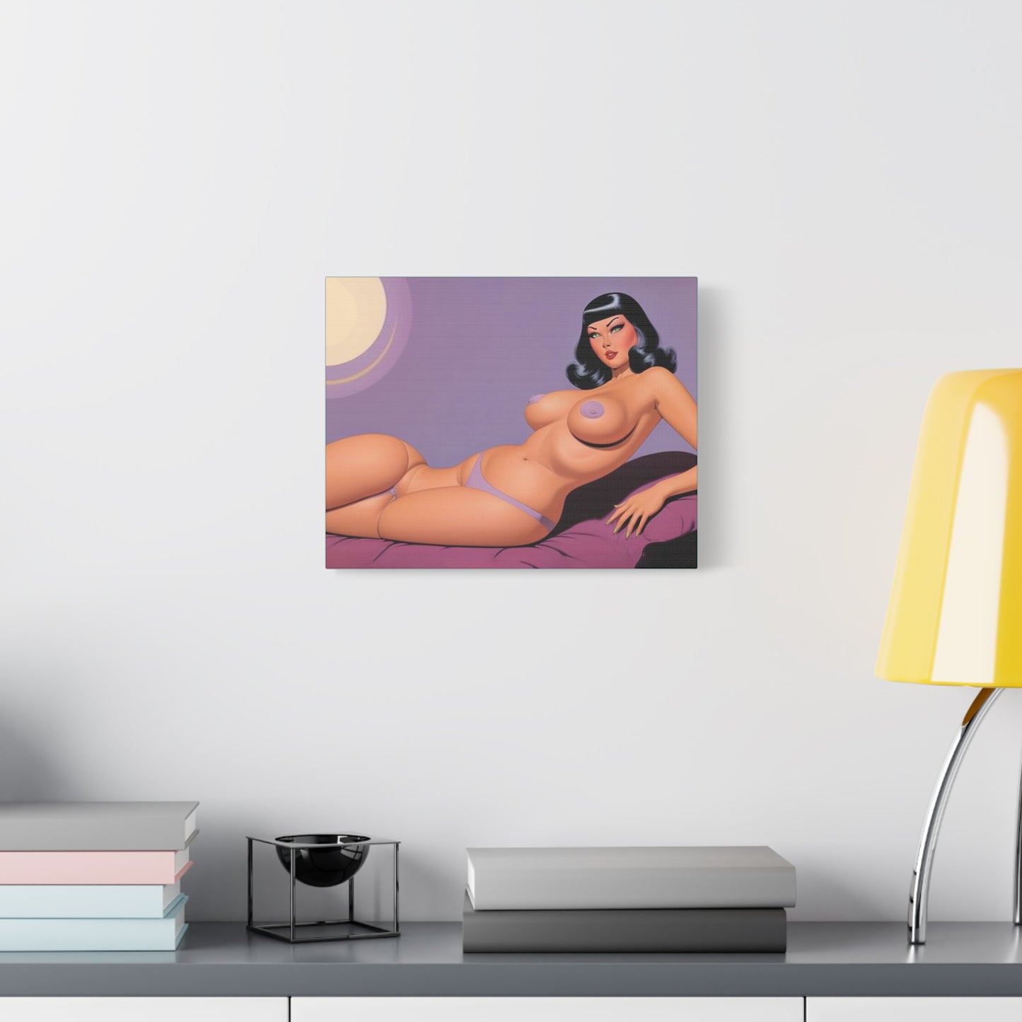 Luna Lonely Babe Canvas