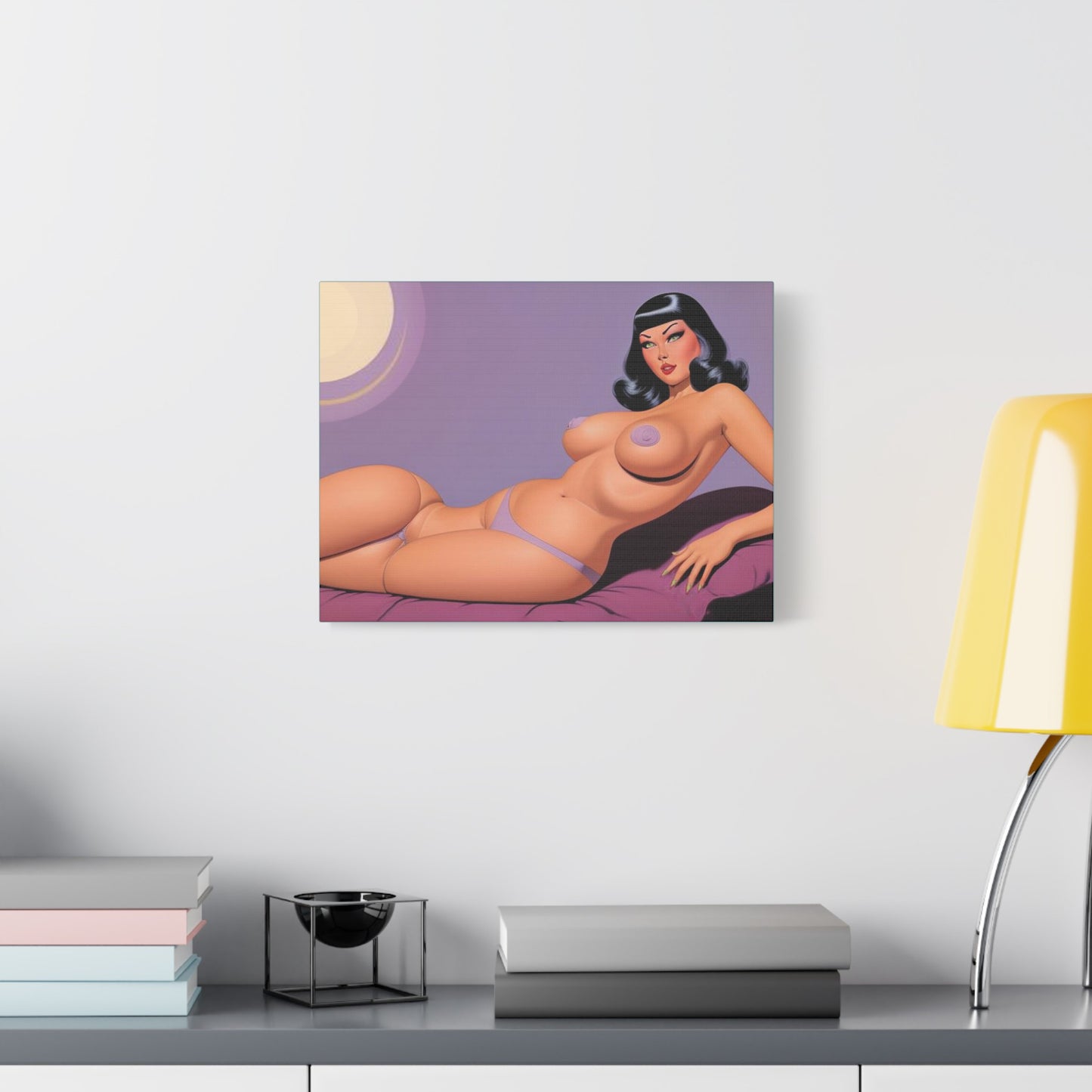 Luna Lonely Babe Canvas