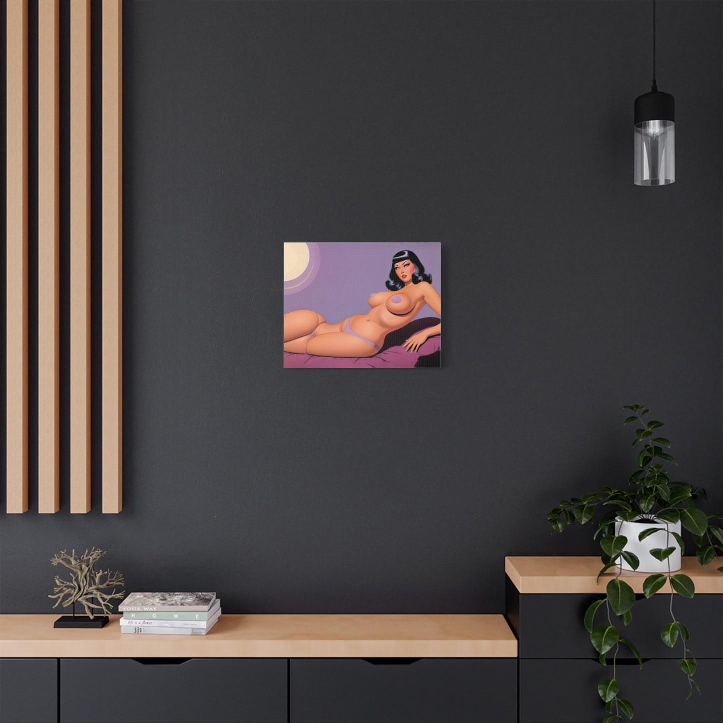 Luna Lonely Babe Canvas