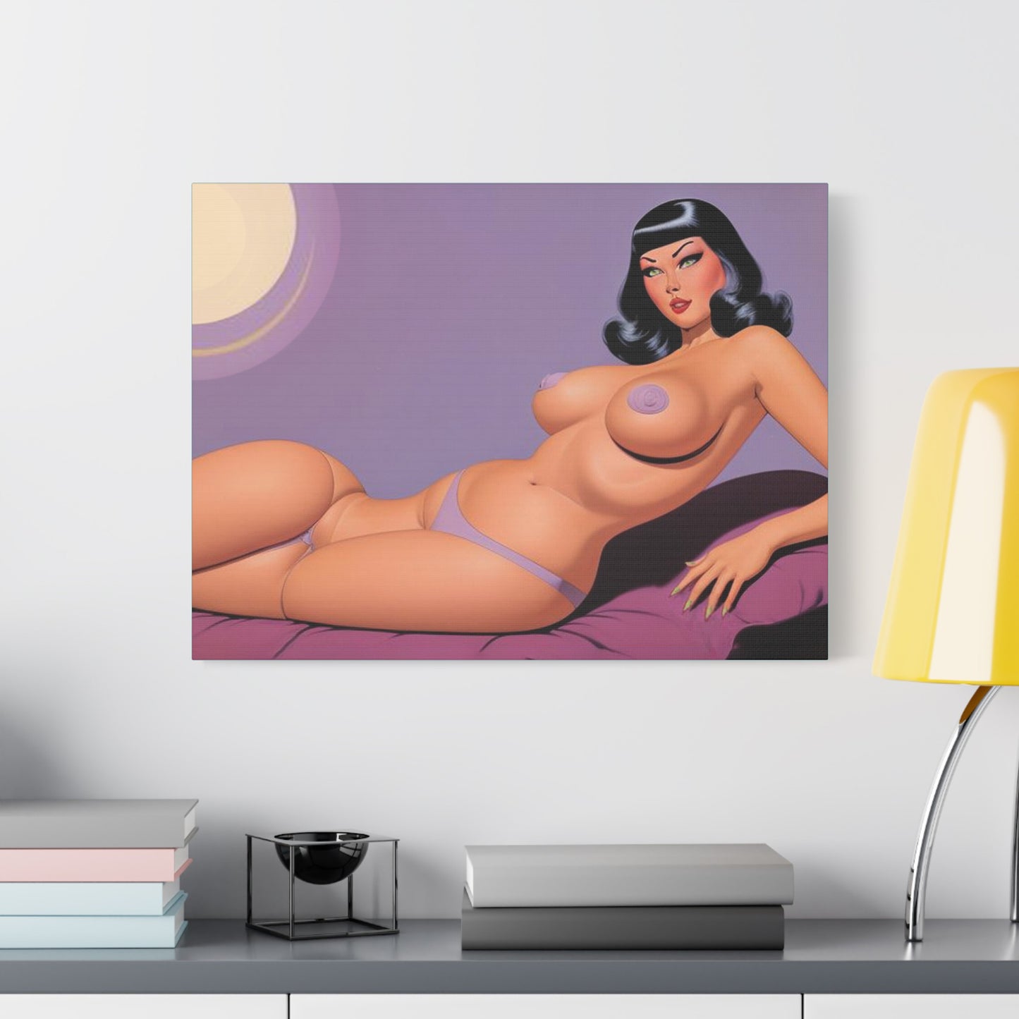 Luna Lonely Babe Canvas