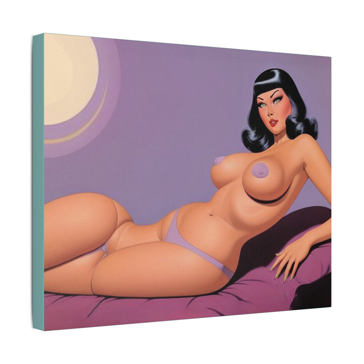 Luna Lonely Babe Canvas