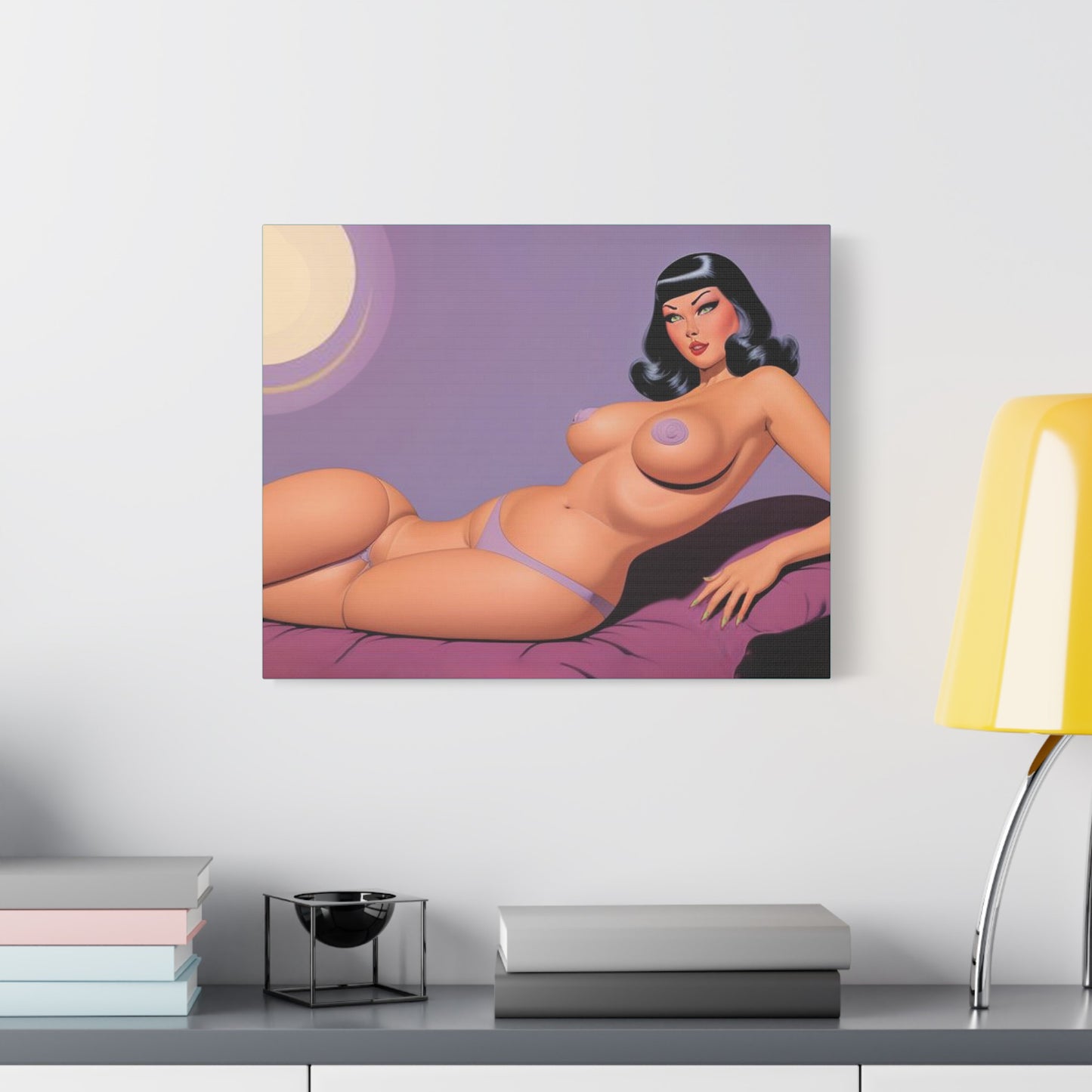 Luna Lonely Babe Canvas