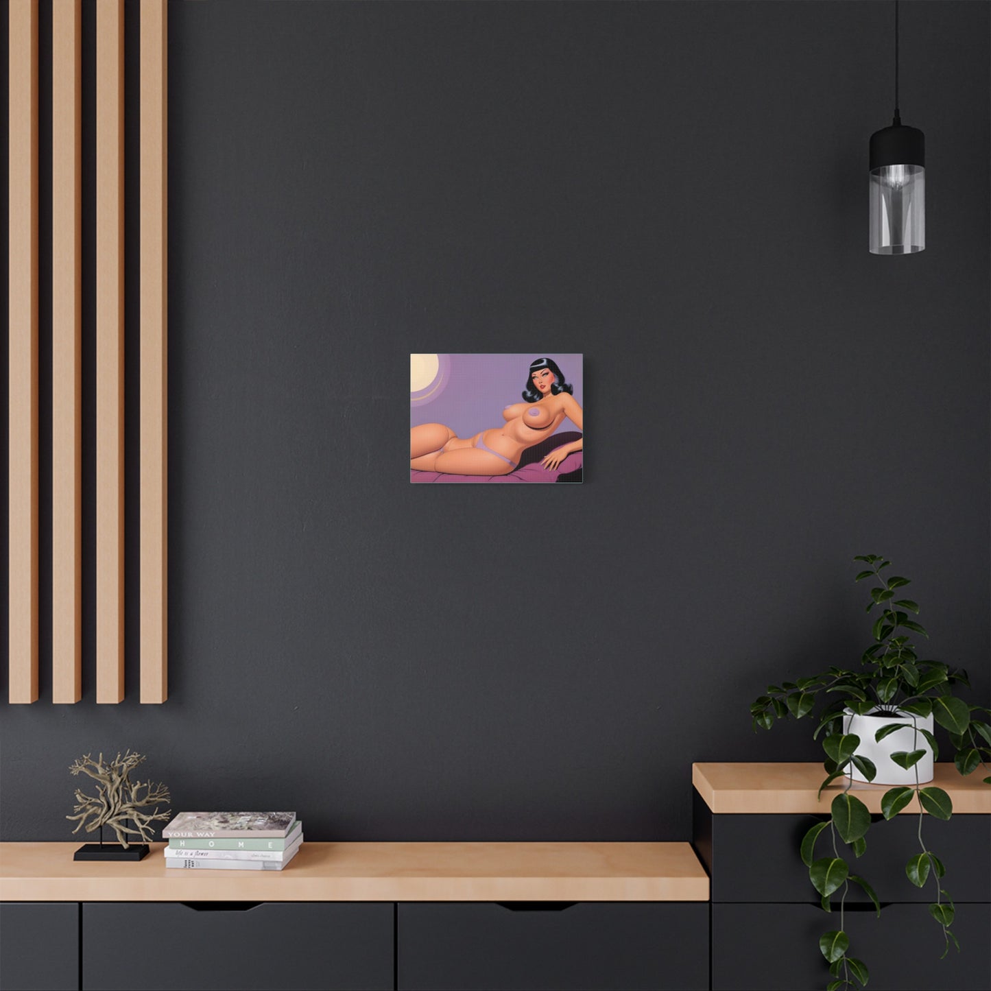 Luna Lonely Babe Canvas