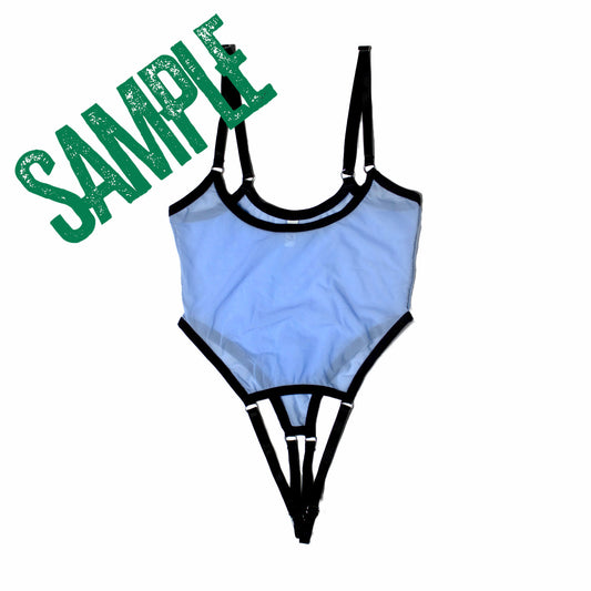 SAMPLE Moonstone Mesh Crotchless Demi-Body