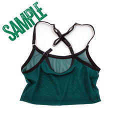 SAMPLE Emerald Mesh X Cami