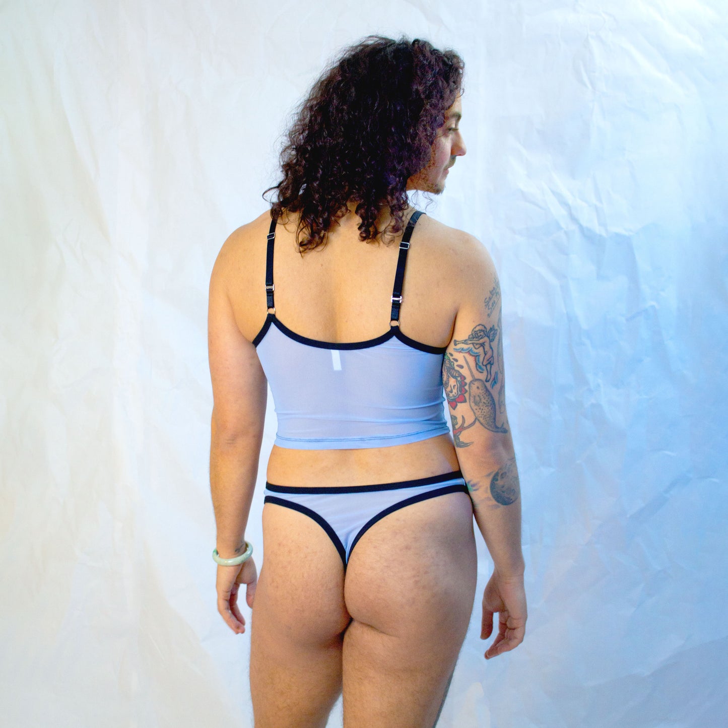 Moonstone Mesh Basic Thong