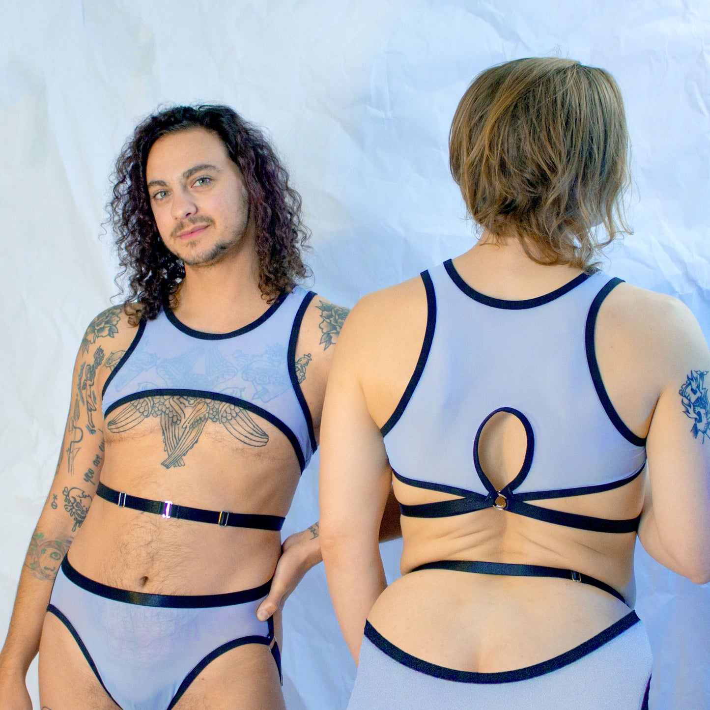 Moonstone Mesh Harness Top