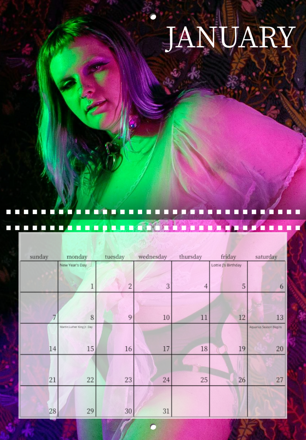 Hottie Calendar