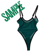 SAMPLE Emerald Mesh Demi-Body