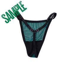 SAMPLE Emerald Mesh G-String